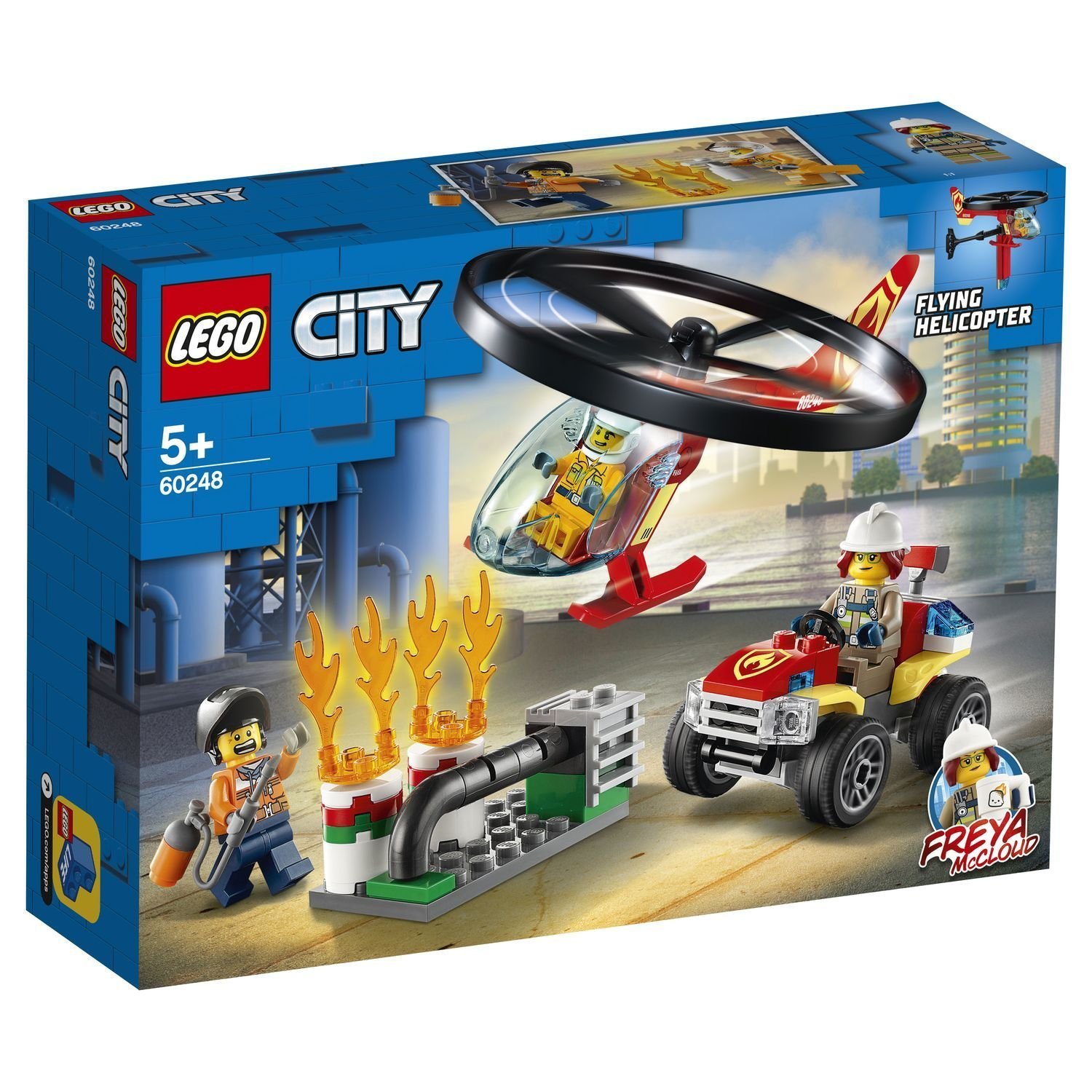 Конструктор LEGO City Fire Пожарный спасательный вертолет - 60248