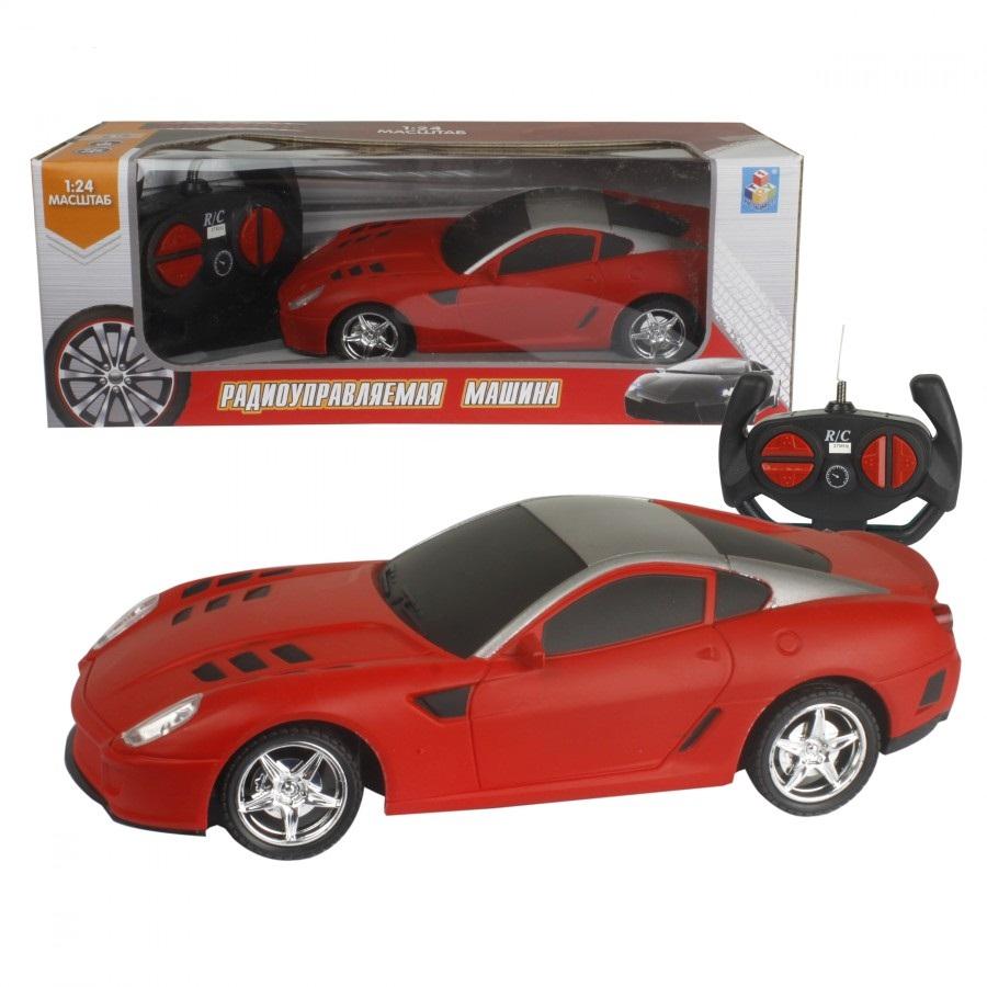 Радиоуправляемый спорткар 1Тoy, 20 см, масштаб 1:24, 27 МГц - Т13849