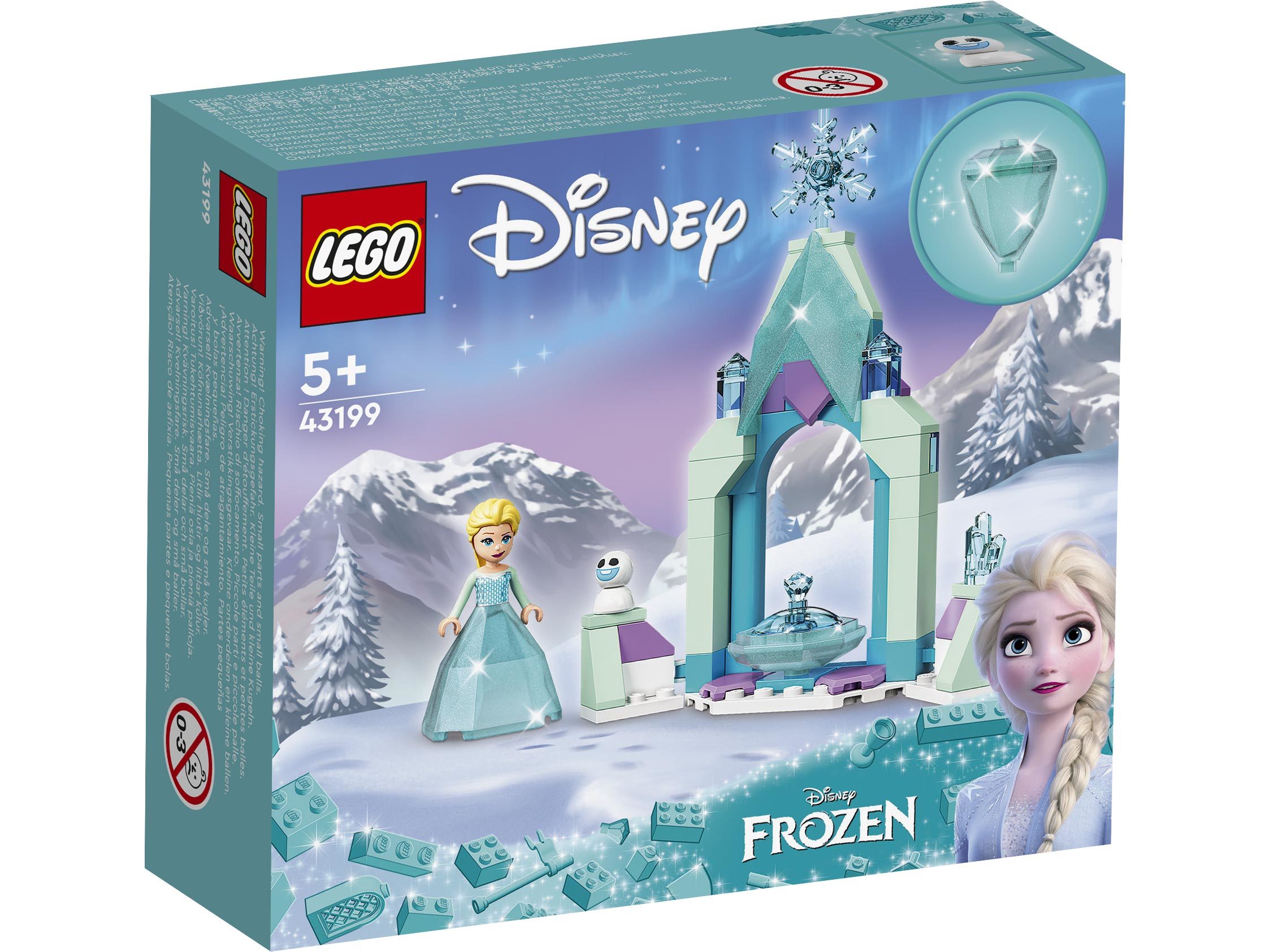 Конструктор LEGO DISNEY PRINCESS Двор замка Эльзы - 43199-L
