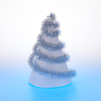 Мишура Snowmen *Ёжик* серебряная - А4033Д
