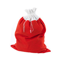 Новогодний мешок Деда Мороза Snowmen, красный, 70 х 50 см - Е0413