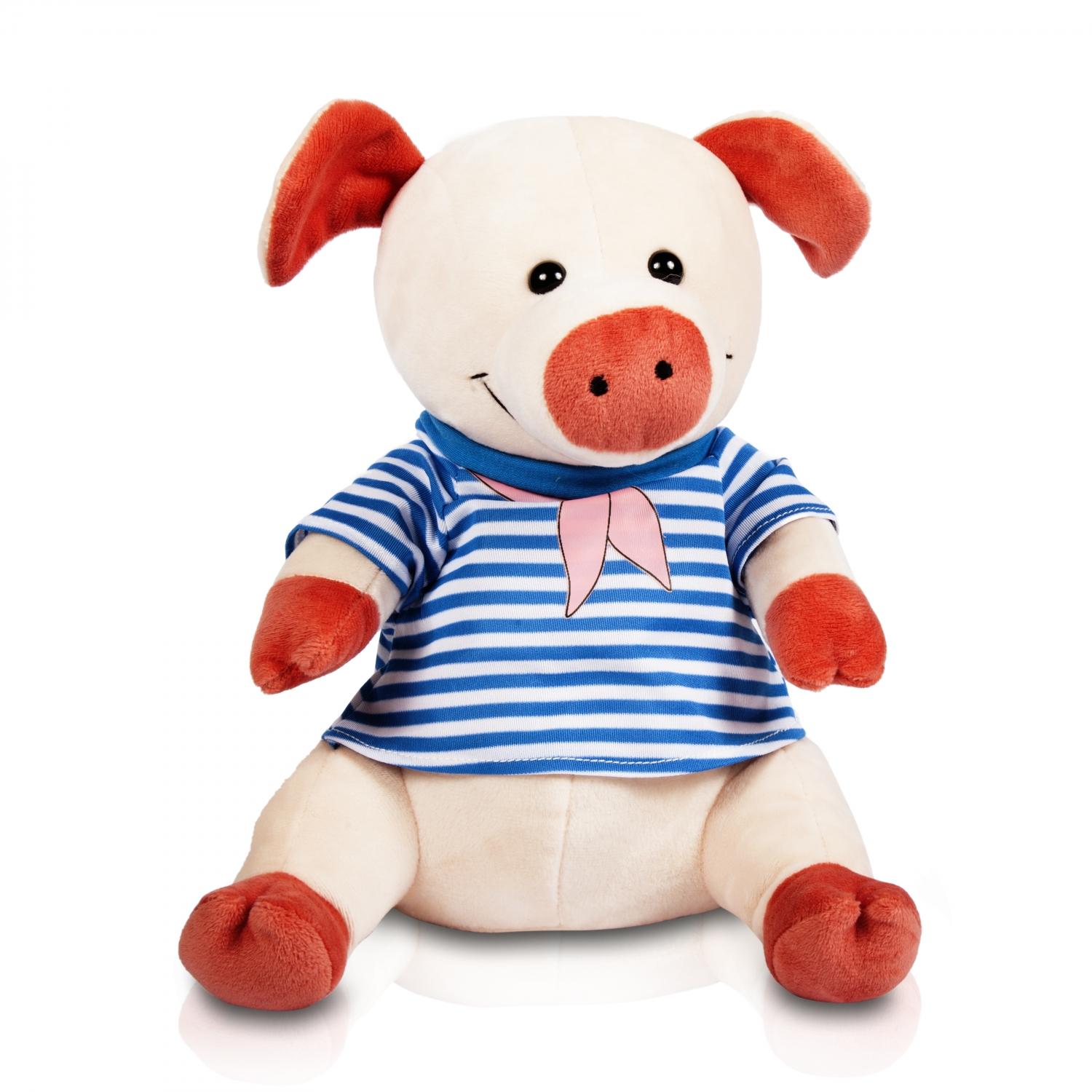 Мягкая игрушка Bebelot Поросёнок-моряк, 21 см - BHO1703-466