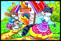 Мозаика из пайеток * Кошкин дом* - М-8645