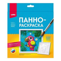 Панно-раскраска Попугай, 15х15 см - Ирп-025
