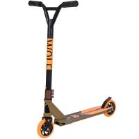 Трюковой самокат Novatrack Wolf коричневый - 120A.WOLF.BR8