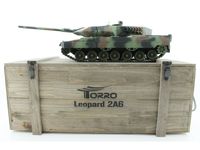 Радиоуправляемый танк Taigen Leopard 2 A6 (Германия) (для ИК боя) масштаб 1:16 САМО V3.0 2.4G RTR - TG3889-1B-CM-IR3.0