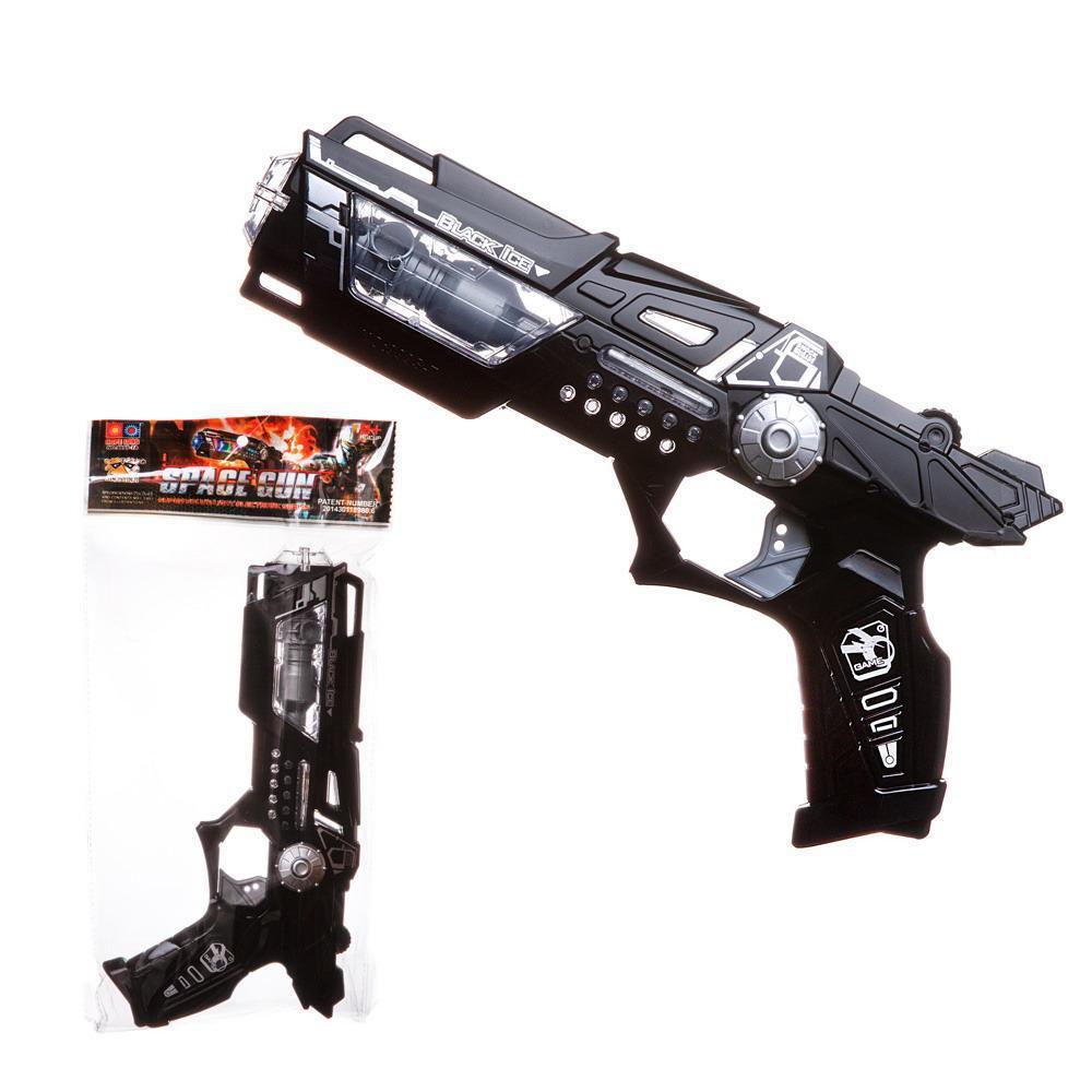 Бластер космический черный Junfa Toys (свет, звук) - 999S-7A