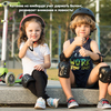 Самокат детский BONDIBON KIDS, складной механизм на руле - BS0029-120PROB.BBKID.BL20