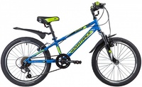 Велосипед Novatrack Extreme 20*, синий, TY21|TS38|SG-6SI - 20SH6V.EXTREME.BL9