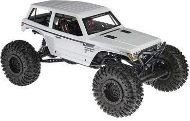Радиоуправляемый краулер Axial Wraith Spawn 4WD Rock Racer Brushed ARTR масштаб 1:10 2.4G (белый) - AXID9045