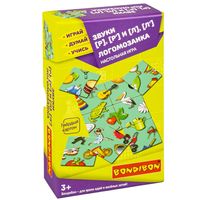 Настольная игра Bondibon *Логомозаика. Звуки [Р], [Р*] и [Л], [Л*]* из серии Играй Думай Учись - ВВ4251