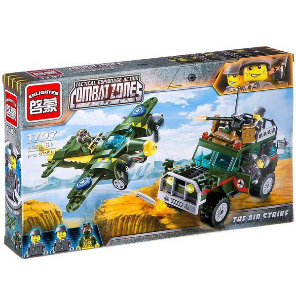 Конструктор ENLIGHTEN Военная база Combat Zone, 241 деталь, 1707 - Г85792