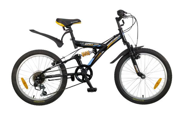 Велосипед NOVATRACK 20*, DART, черный, сталь, 6 скоростей, TY21|RS35|SG-6SI, Shimano #085338 - 20SS6V.DART.BK5