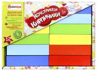 Конструктор ALATOYS НКП1201 Кирпичики окрашенный (12 шт) - НКП1201