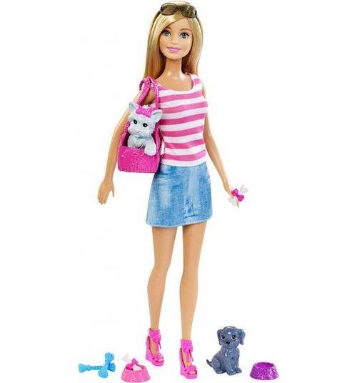 Игровой набор Mattel Barbie Кукла Барби с питомцами - DJR56