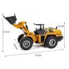 Радиоуправляемый погрузчик бульдозер HUI NA TOYS 2WD RTR масштаб 1:14 2.4G - HN1583