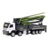 Металлический грузовик бетононасос HuiNa Toys масштаб 1:50 - HN1709-GREEN