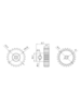 Шестерня алюминиевая Pinion gear 23T M0.5 для вала 2mm - SWS-M05-2-23T