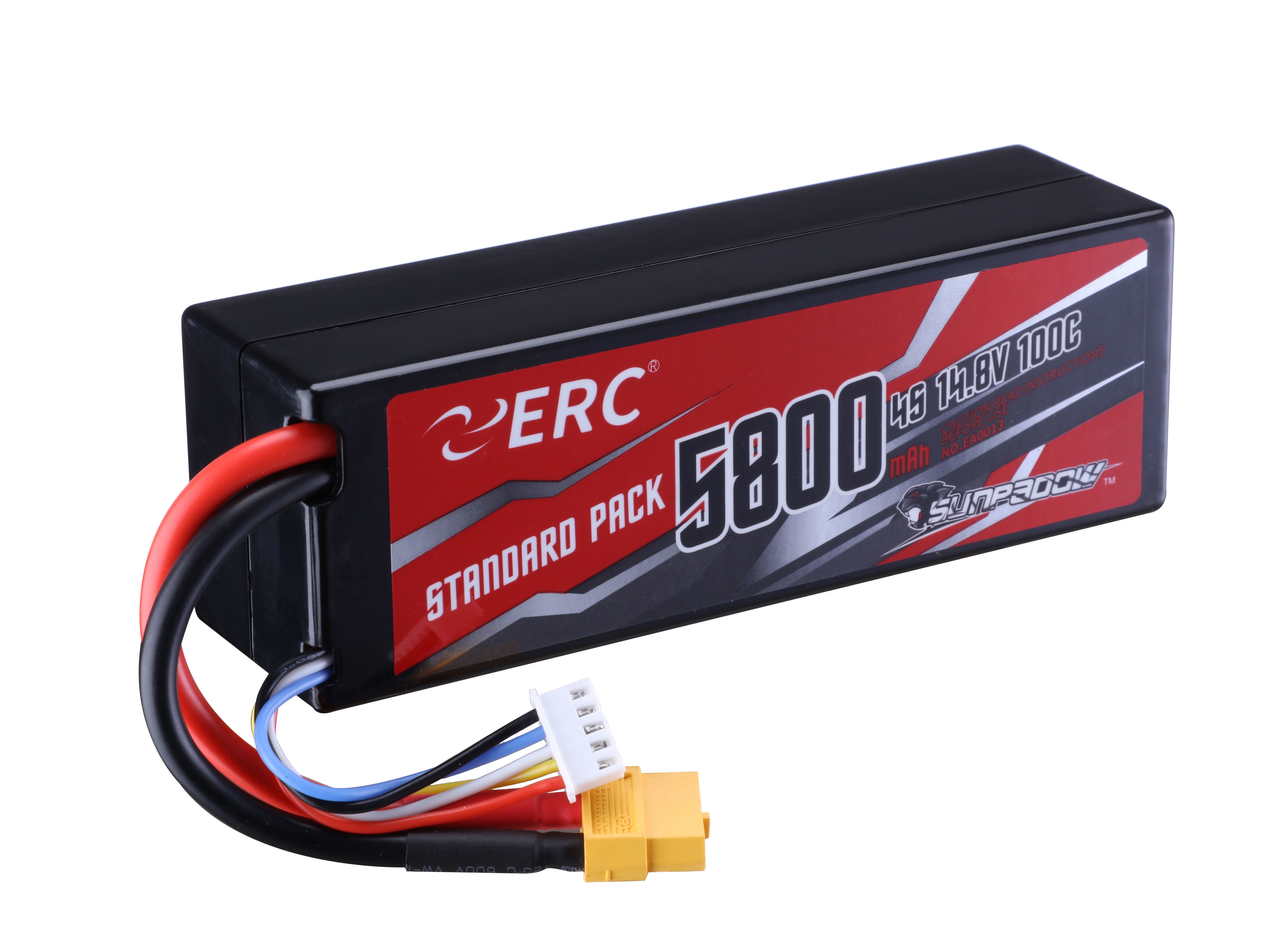 Аккумулятор Sunpadow ERC Li-Po 5800mAh 4S 14.8V 100C XT60 - SP-EA0013