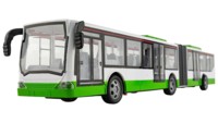 Радиоуправляемый пассажирский автобус-гармошка SYRCAR (зеленый) - 666-676A