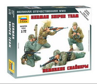 Сборная модель Zvezda *Немецкие снайперы*, масштаб 1:72 - 6217з