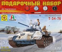 Сборная модель Моделист Советский танк,  масштаб 1:72 - ПН307201