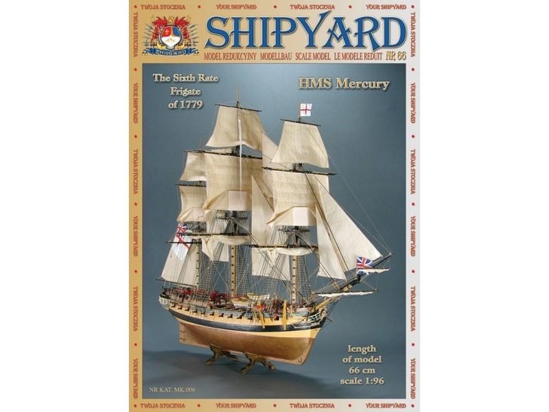Сборная модель Shipyard фрегат HMS Mercury (№66), масштаб 1:96 - MK006