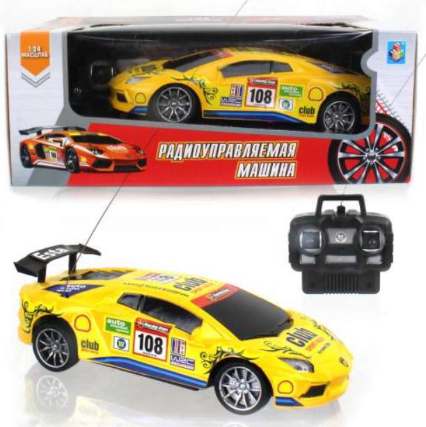 Радиоуправляемый спорткар 1Тoy, 20 см, масштаб 1:24, 27 МГц - Т13840