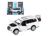 Машина Автопанорама Mitsubishi Pajero 4WD Tubro, белый, масштаб 1:33, свет, звук, инерция - JB1251432