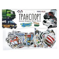 Настольная игра магнитная Mag-rus Транспорт, 55 элементов - NF1053