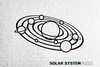 Пазл деревянный интерьерный EWA Design Солнечная система - edes-solar
