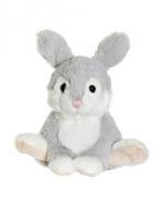 Мягкая игрушка Teddykompaniet Заяц, серый, 17 см - grey|ast2686
