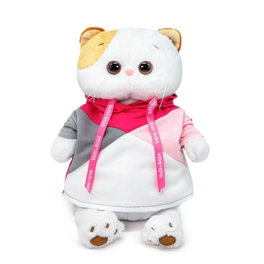 Мягкая игрушка Budi Basa Кошечка Ли-Ли в разноцветной толстовке 24 см - LK24-085