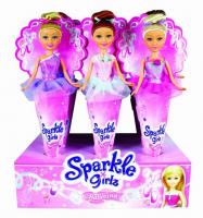 Кукла-балерина Funville Sparkle Girlz, в рожке - 24007