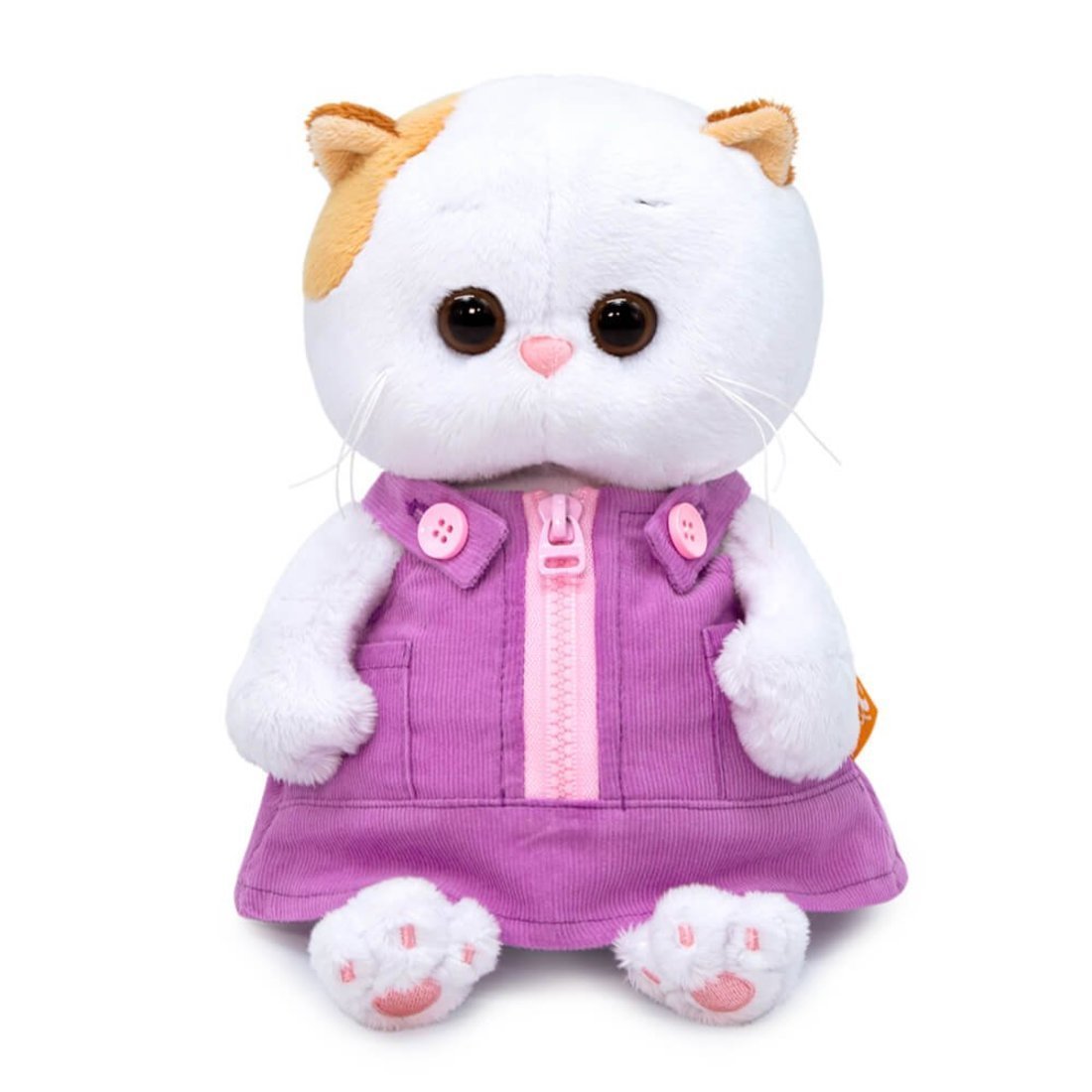 Мягкая игрушка Budi Basa Кошечка Ли-Ли BABY в вельветовом сарафане 20 см - LB-074