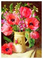 Алмазная мозаика Color Kit *Маки*, 40*50 - KU003