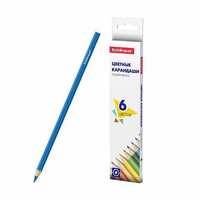 Карандаши цветные шестигранные ErichKrause Basic 6 цветов - 50528ЕК