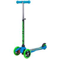 Самокат-кикборд Novatrack Disco-kids, детский, max 25 кг, дизайн-машинки 126177 - 120H.DISCOKIDS.GBL8