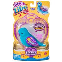 Интерактивная игрушка Moose Little Live Pets Wishy Star птичка голубая с фиолетовым клювом - 28397|ast28390