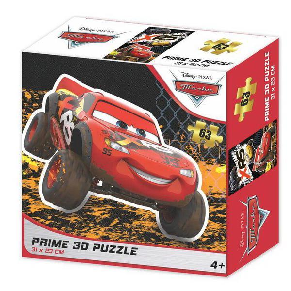 Пазл Prime 3D Super Тачки, 63 элемента - 13832-SBM