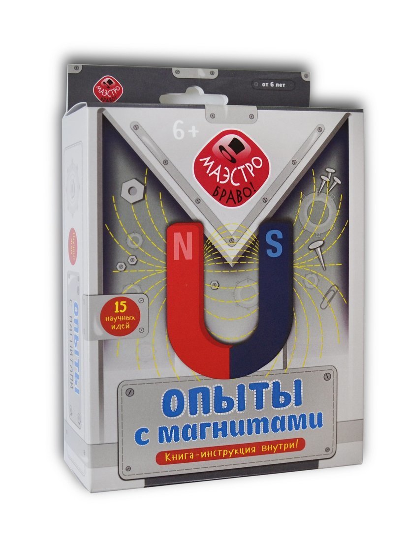 Набор для опытов Опыты с магнитами - 1445