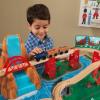 Игровой набор KidKraft *Железно-дорожная станция* (Waterfall Station Train Set | Table In Natural) - 18001_KE
