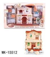 Кукольный дом Junfa *Мой новый дом*, малый, бежевый - WK-15512