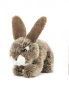 Мягкая игрушка Teddykompaniet Заяц, серый, 19 см - grey|ast7124