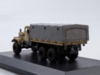 Сборная модель AVD КРАЗ-255Б бортовой с тентом, масштаб 1:72 - 1581AVD