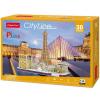 3D пазл Достопримечательности Парижа Cubic Fun - MC254h