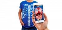 Футболка дополненной реальности Curiscope Virtuali-Tee, детская, размер L, голубой - VTEE_BLUE_YOUTH_L