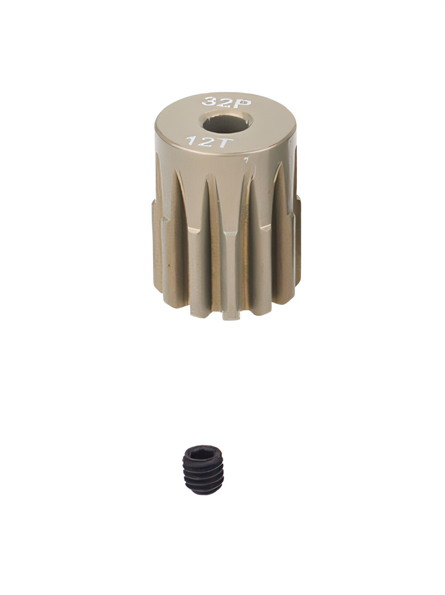 Шестерня алюминиевая Pinion gear 12T 32P для вала 3.17mm - SWS-32P-12T