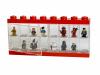 Пластиковый кейс LEGO для 16 минифигур, красный - 4066_red