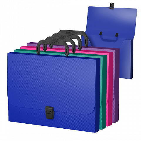 Портфель пластиковый ErichKrause Glance Vivid, A4 - 47251ЕК